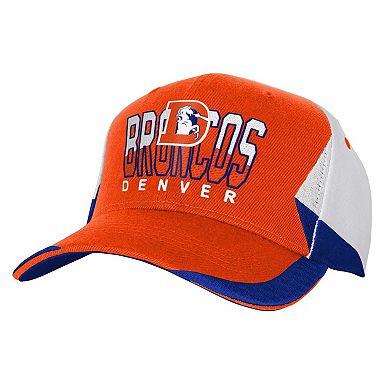 Youth Mitchell & Ness Orange Denver Broncos Retrodome Precurved Adjustable Hat