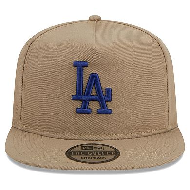 Men's New Era Khaki Los Angeles Dodgers Golfer Adjustable Hat