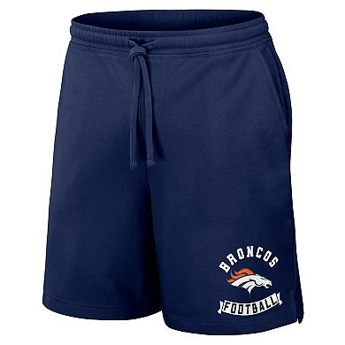 Men's NFL x Darius Rucker Collection by Fanatics Navy Denver Broncos Washed Shorts
