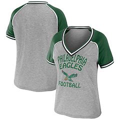 Philadelphia Eagles - Throwback Raglan NFL Long Sleeve Shirt