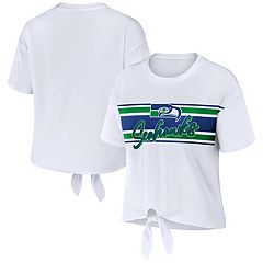 Men's Junk Food White Seattle Seahawks Hail Mary T-Shirt