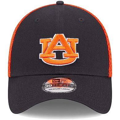 Men's New Era Navy Auburn Tigers Evergreen Neo 39THIRTY Flex Hat
