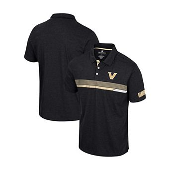 Men's Colosseum Black Vanderbilt Commodores No Problemo Polo