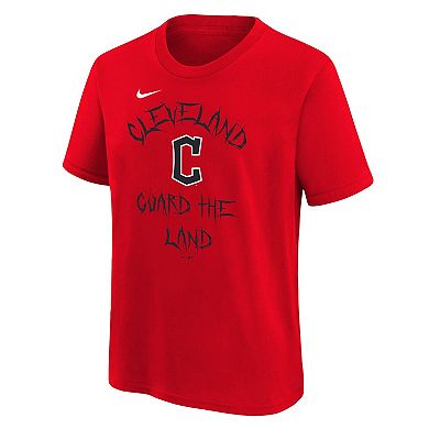 Youth Nike Red Cleveland Guardians Local T-Shirt