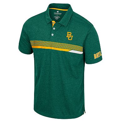 Men's Colosseum  Green Baylor Bears No Problemo Polo