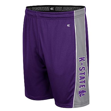 Men's Colosseum Purple Kansas State Wildcats Panel Shorts