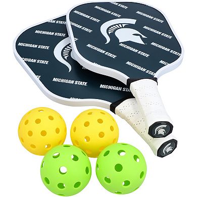 Michigan State Spartans Pickleball Paddle Set