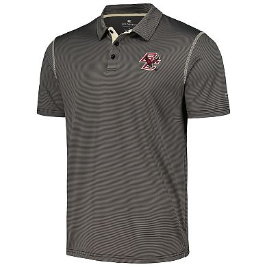 Men's Colosseum Gray Boston College Eagles Cameron Polo