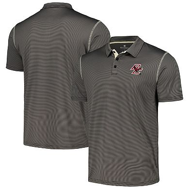 Men's Colosseum Gray Boston College Eagles Cameron Polo
