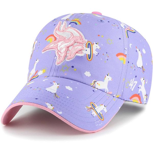 Girls Preschool '47 White Minnesota Vikings Adore Clean Up Adjustable Hat