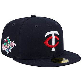 Men's New Era Navy Minnesota Twins 1987 World Series Team Color 59FIFTY Fitted Hat