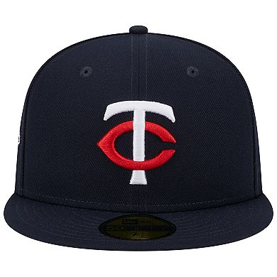Men's New Era Navy Minnesota Twins 1987 World Series Team Color 59FIFTY Fitted Hat