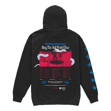 Unisex Bleacher Report x Mitchell & NessÂ Black Philadelphia 76ers World Tour Pullover Hoodie