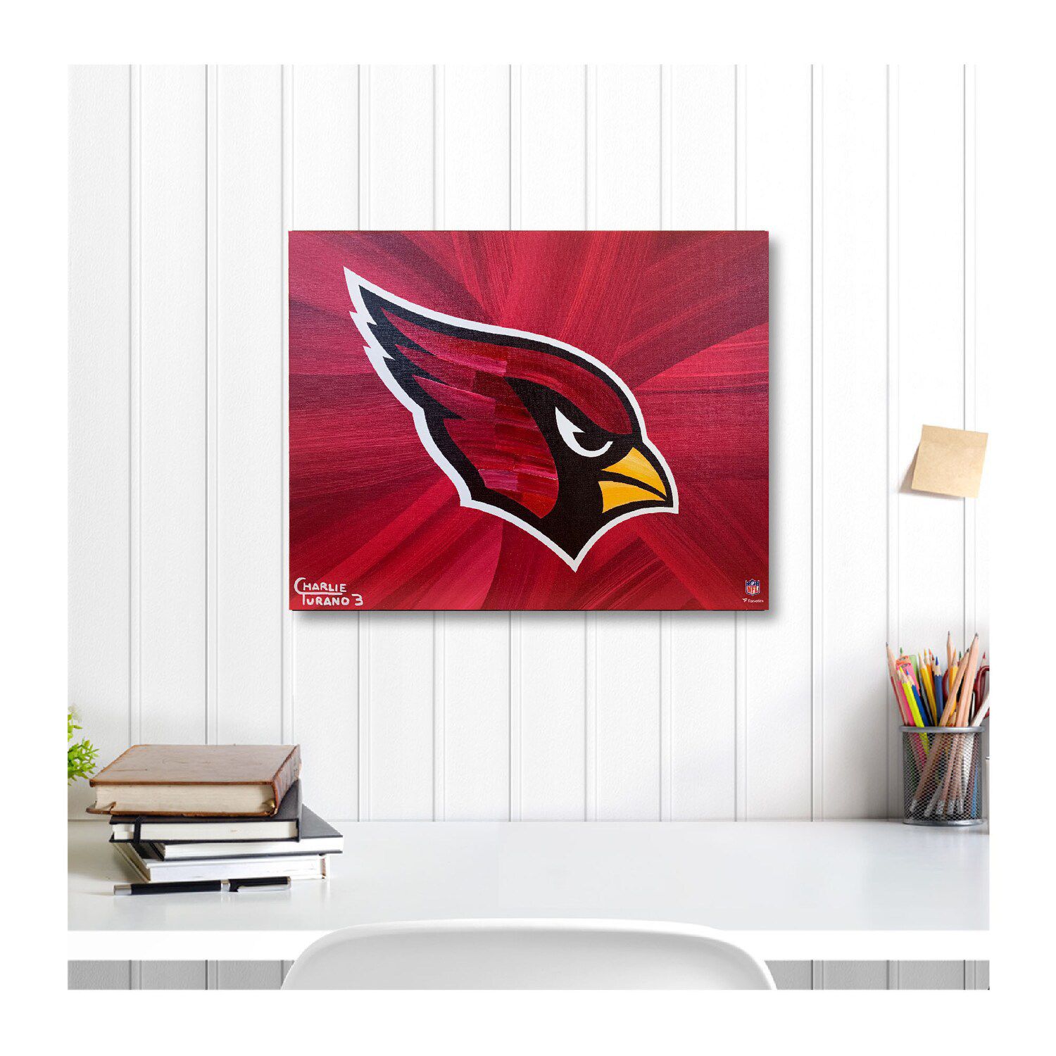 Outerstuff Youth Cardinal/Black Arizona Cardinals Poster Board Full-Zip  Hoodie