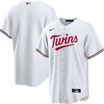 Men's Nike White Minnesota Twins Home Replica Team Jersey
