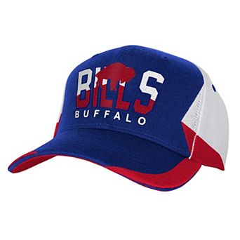 Youth Mitchell & Ness Royal Buffalo Bills Retrodome Precurved Adjustable Hat