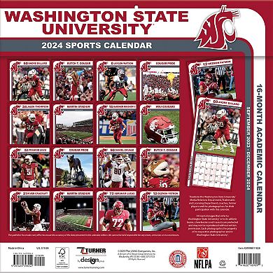 Washington State Cougars 2024 12'' x 12'' Team Wall Calendar
