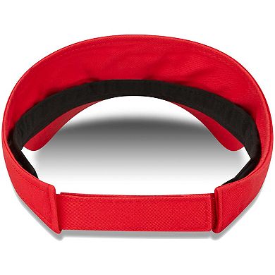 Men's New Era Red Kansas City Chiefs Main Adjustable Visor