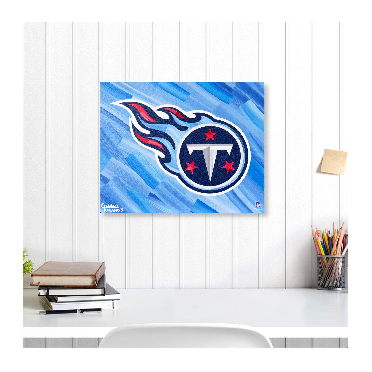 Tennessee Titans Team Logo Progression 6x12 – Fan Creations GA