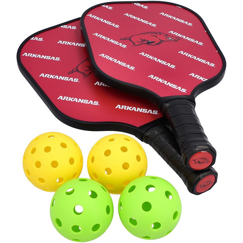 Arkansas Razorbacks Pickleball Paddle Set, Team