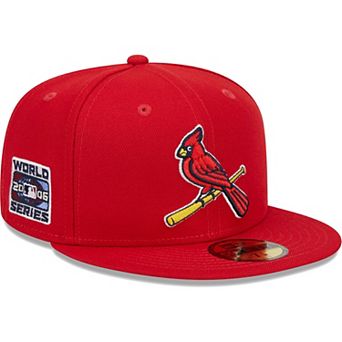 Men's New Era Red St. Louis Cardinals Alternate Logo 2006 World Series Team Color 59FIFTY Fitted Hat