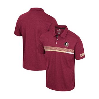 Men's Colosseum Garnet Florida State Seminoles No Problemo Polo