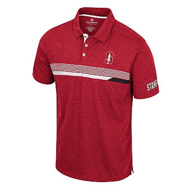 Men's Colosseum Cardinal Stanford Cardinal No Problemo Polo