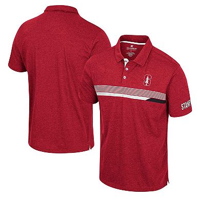 Men's Colosseum Cardinal Stanford Cardinal No Problemo Polo