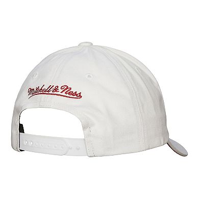 Men's Mitchell & Ness White Chicago Bulls Hardwood Classics All In Retro Snapback Hat