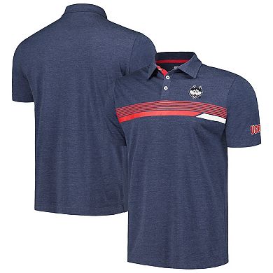Men's Colosseum Navy UConn Huskies No Problemo Polo
