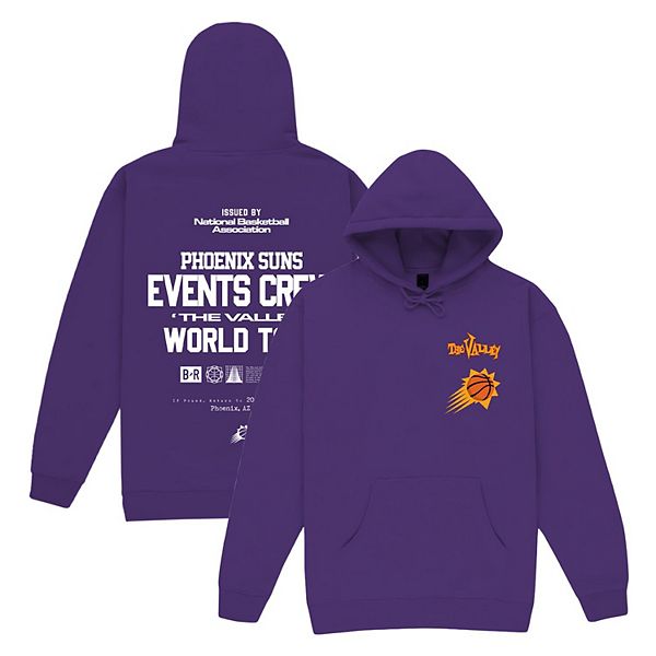 Unisex Bleacher Report x Mitchell & Ness Purple Phoenix Suns Backstage Crew  Pullover Hoodie