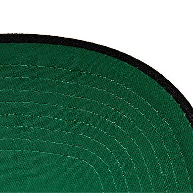 Men's Mitchell & Ness Black Boston Celtics MVP Team Script 2.0 Stretch-Snapback Hat
