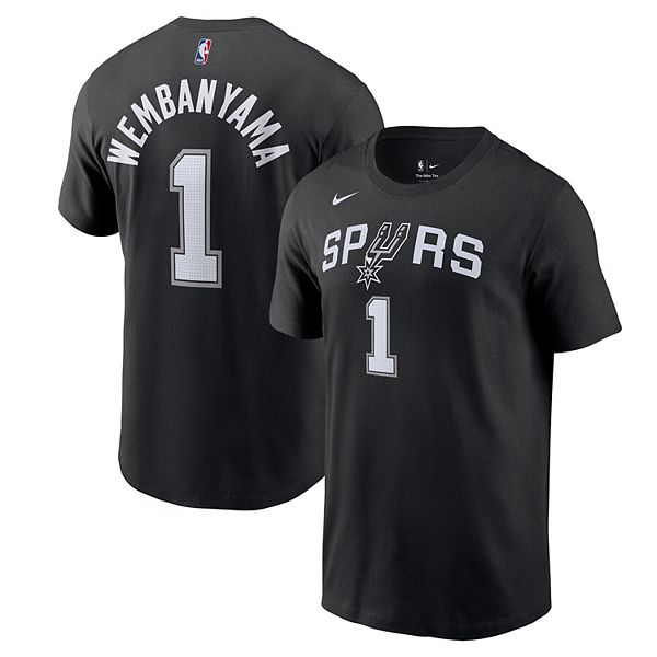 Men's Nike Victor Wembanyama Black San Antonio Spurs Icon 2022/23