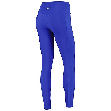 Women's Royal Kentucky Wildcats 7/8 Mixed Media Pocket iLeggings