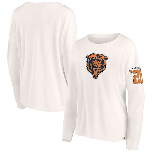 Fanatics Big And Tall Black Chicago Bears Color Pop Long Sleeve T-shirt for  Men