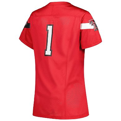 Women's Under Armour #1 Red Texas Tech Red Raiders Replica Football Jersey