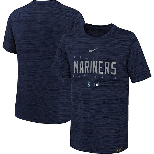 Youth Nike Navy Seattle Mariners Authentic Collection Velocity Practice ...