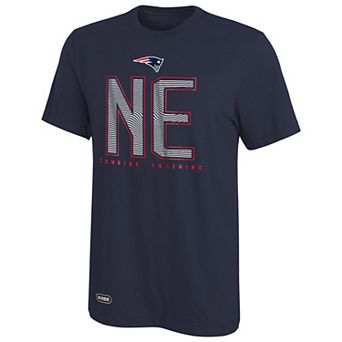 Men's Navy New England Patriots Combine Authentic Record Setter T-Shirt