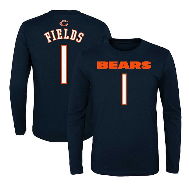 Youth Navy Chicago Bears Long Sleeve T-Shirt