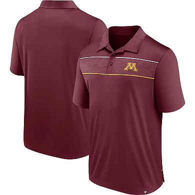 Men's Fanatics Branded  Maroon Minnesota Golden Gophers Defender Polo