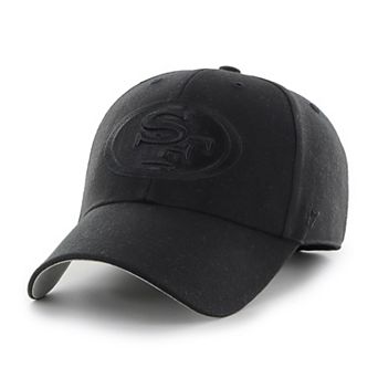 Men's '47 Black San Francisco 49ers Tonal MVP Adjustable Hat