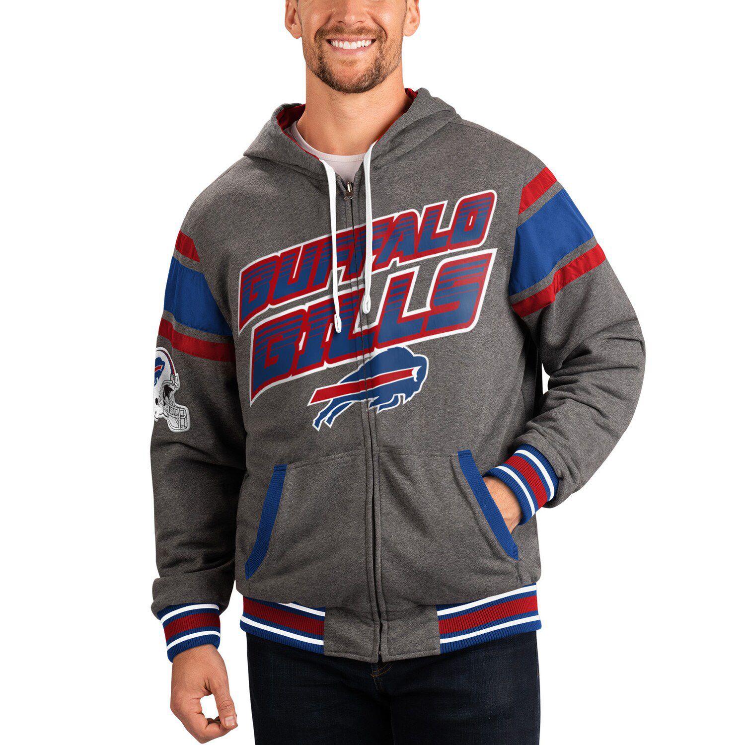 Carl Banks Buffalo Bills Sherpa Jacket