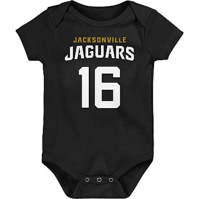 Newborn & Infant Trevor Lawrence Teal Jacksonville Jaguars Mainliner Player Name & Number Bodysuit