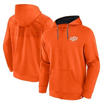Men's Fanatics Branded Orange Oklahoma State Cowboys Power Index Full-Zip Hoodie