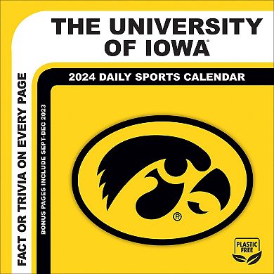 Iowa Hawkeyes 2024 Box Calendar