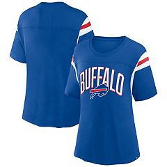 Women's Fanatics Branded Royal/Red Buffalo Bills Ombre Long Sleeve T-Shirt