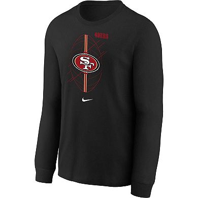 Preschool Nike Black San Francisco 49ers Long Sleeve T-Shirt