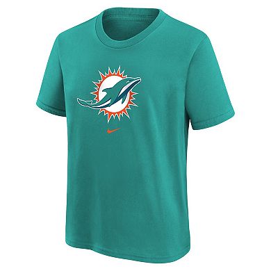 Preschool Nike Aqua Miami Dolphins Team Wordmark T-Shirt