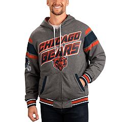 Men's NFL x Darius Rucker Collection by Fanatics Navy Chicago Bears Canvas  Button-Up Shirt Jacket