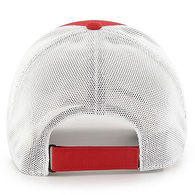 Men's '47 Red Los Angeles Angels Disburse MVP Trucker Adjustable Hat